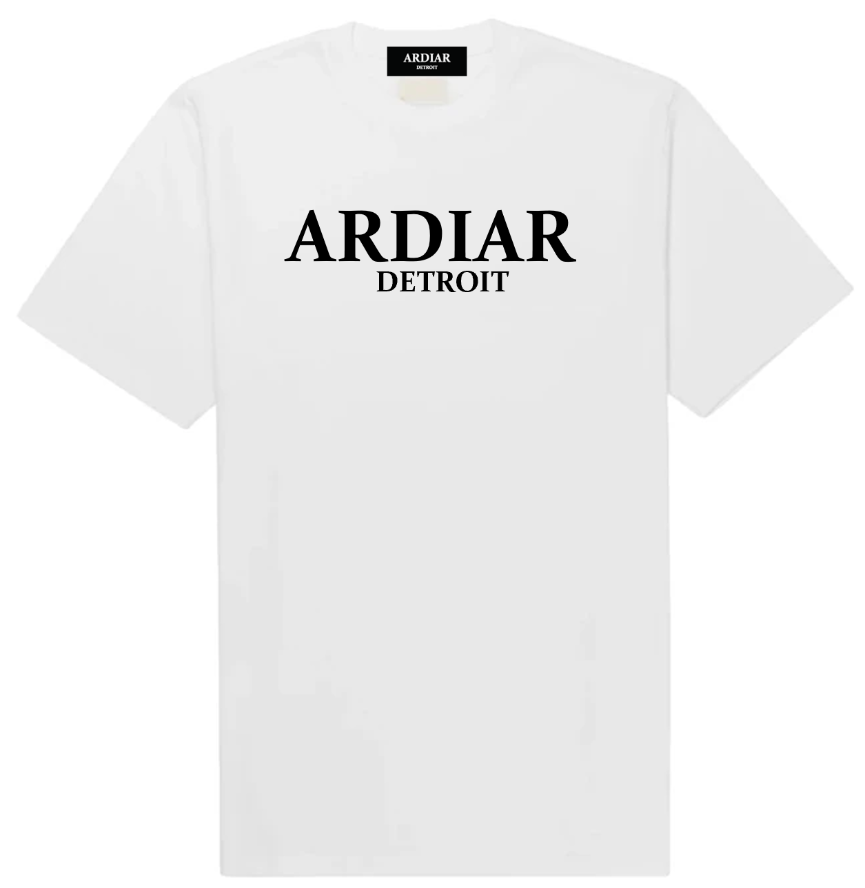 Signature tee in white